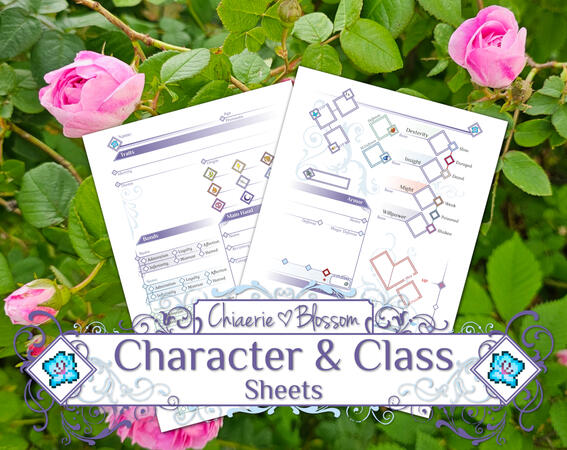 FabU Character & Cass Sheets